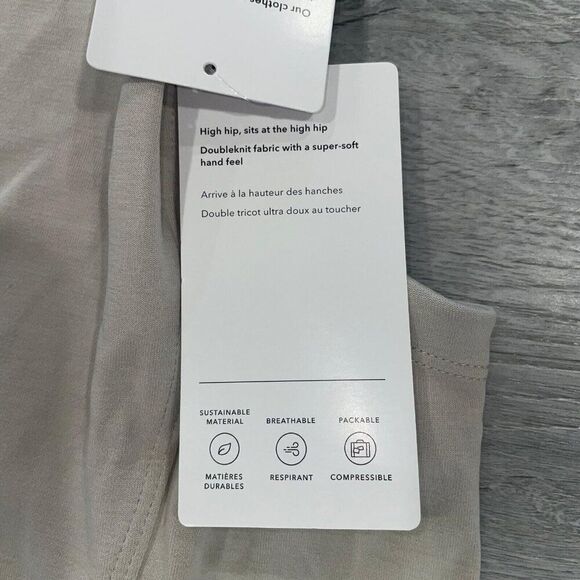 Athleta Women’s 3X Seasoft Tank Sweatshirt Beige Sleeveless NWT New 882489 - Picture 9 of 11